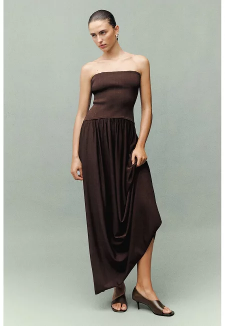 Дълга комби рокля