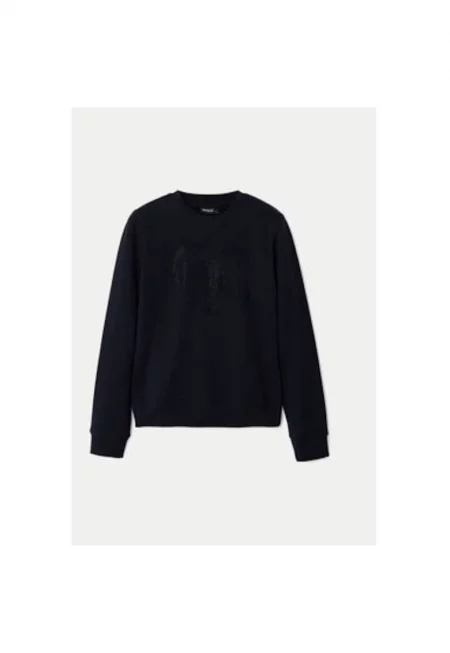 Дамска блуза -  304477812 - Памук - Черен - Черен