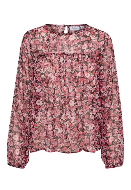 Дамска блуза -  Полиестер - Розово - Розово