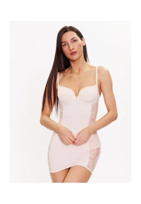 Дамска нощница -  302604883 - Полиамид/Еластан - Розов