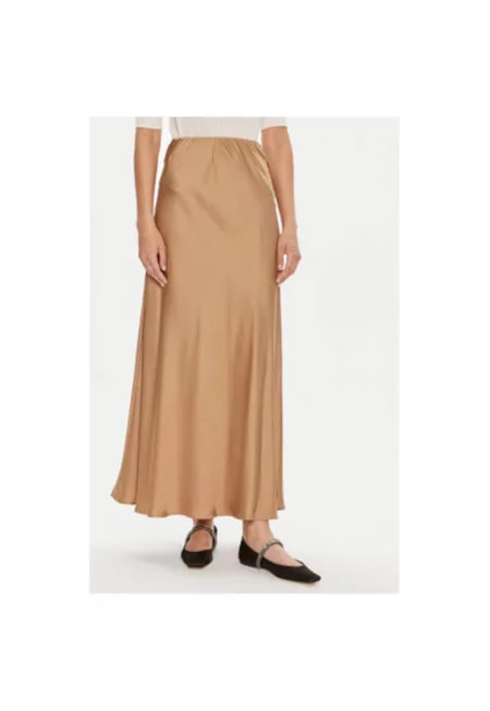 Дамска пола -  304449420 - Вискоза - Кафяв - Кафяв