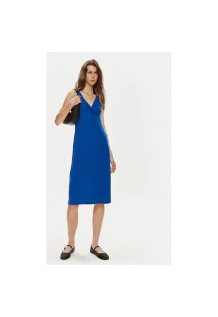 Дамска рокля -  304191343 - Вискоза - Син - Син