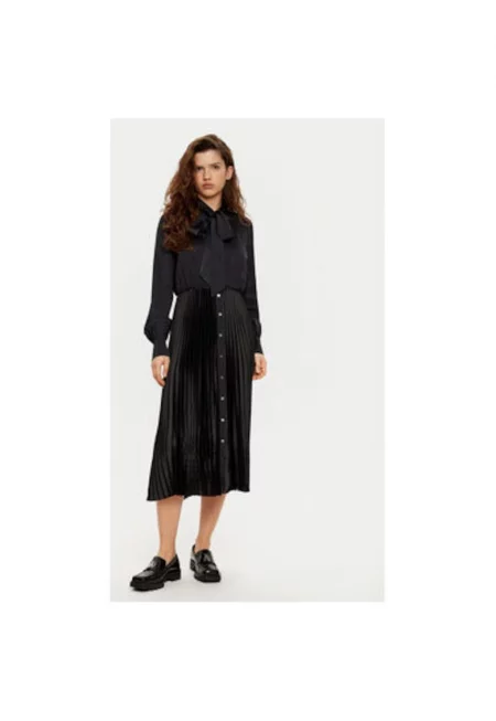 Дамска рокля -  304580277 - Вискоза/Полиестер - Черна - Черен