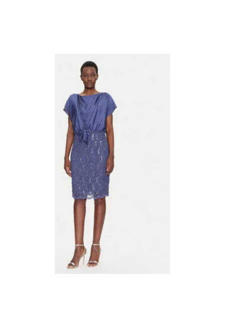 Дамска рокля  5AI10900 - Полиестер - Син