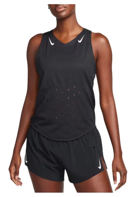 Дамска тениска за бягане  AeroSwift Dri-FIT ADV FW 2025 - Черен