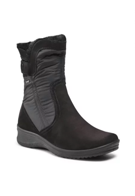 Дамски ботуши -  209292 - Текстил - Черни