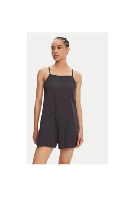 Дамски гащеризон  ERJWO03014 - Смесен материал - Черен - Черен