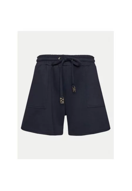 Дамски къси панталони -  305244901 - Вискоза/Полиестер - Син - Син