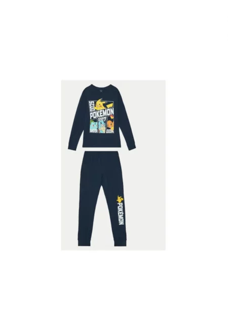 Детска пижама -  304718939 - Памук - Син - Син