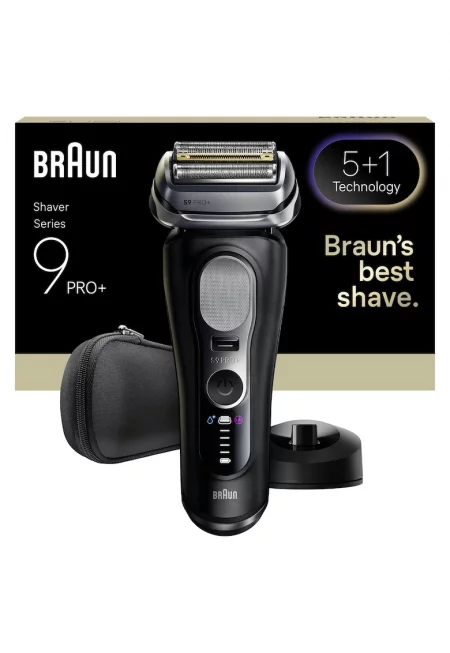 Електрическа самобръсначка  Series 9 PRO+ 9610S - 5+1 ултратънки прецизни ножчета - Pro Sensoadapt - до 60 минути автономност - докинг станция за зареждане  ...