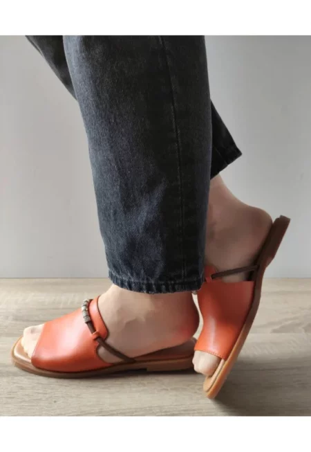 Ежедневни сабо дамски  460016D 11-N оранжеви - оранжев - Оранжев