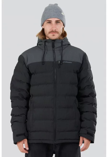 Капитонирано зимно яке Passat - Черен/Сив