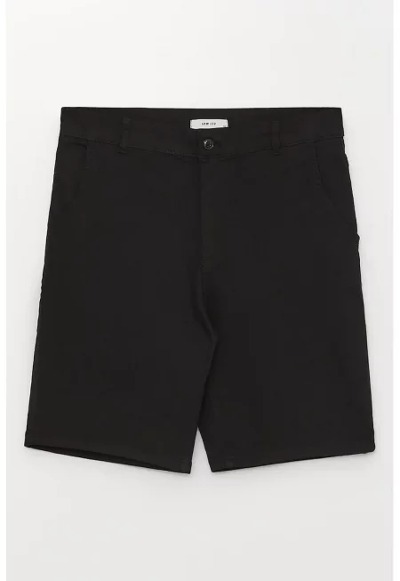 Къс панталон със скосени джобове