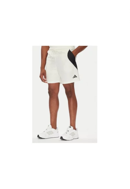 Къси лайфстайл панталони с цветен блок дизайн