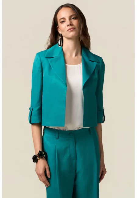 Късо едноцветно сако