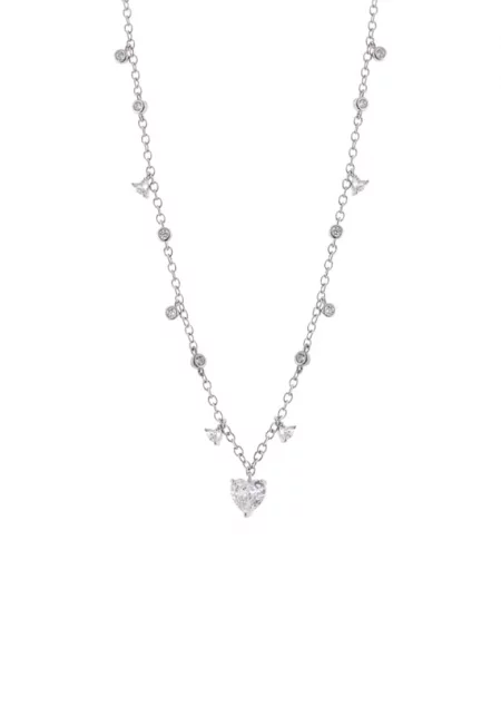 Колие Happy Hearts с покритие от 18k злато и циркони