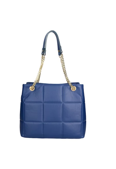 Кожена чанта - Кралско Синьо