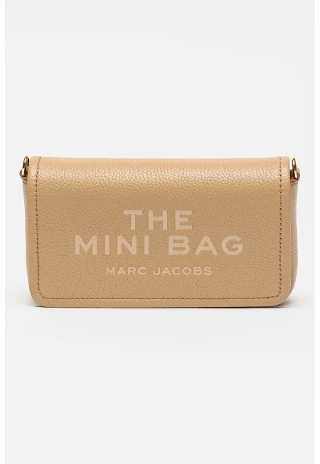 Кожена чанта през рамо The Mini Bag с лого