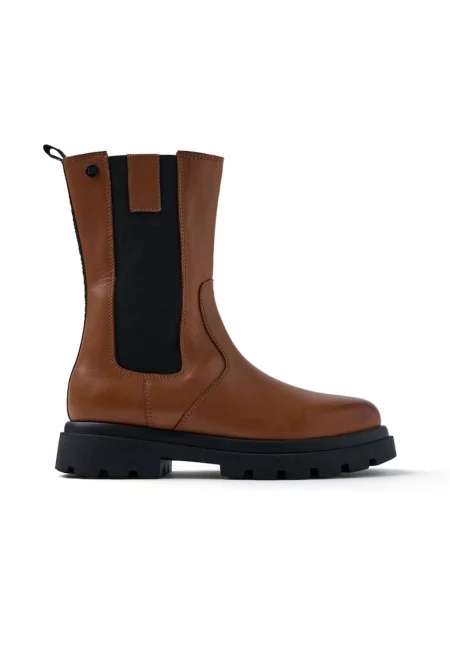 Кожени боти Duluth Chelsea - Кафяв