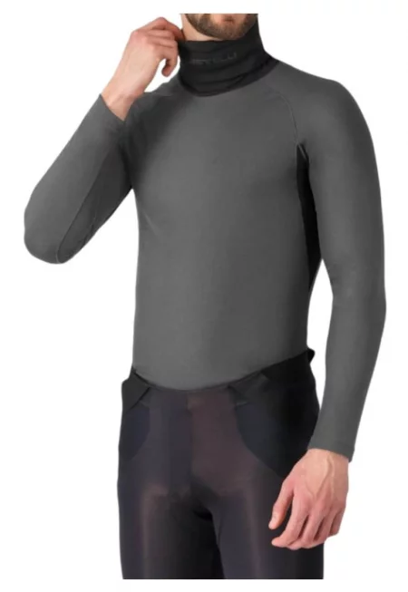 Мъжка блуза  Flanders Neck Warm - Сив