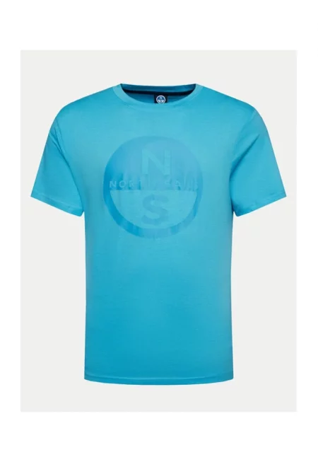 Мъжка тениска -  00539 - памук - L INTL - син