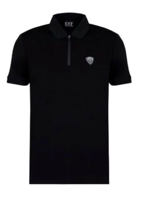 Мъжка тениска 8NPF13 - Emporio Armani  вискоза/полиамид - черен