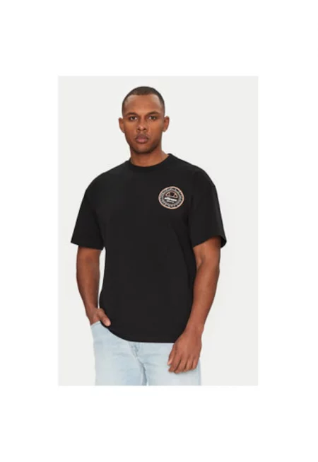 Мъжка тениска  SHZ21889011 - памук/полиестер - черна - Черен