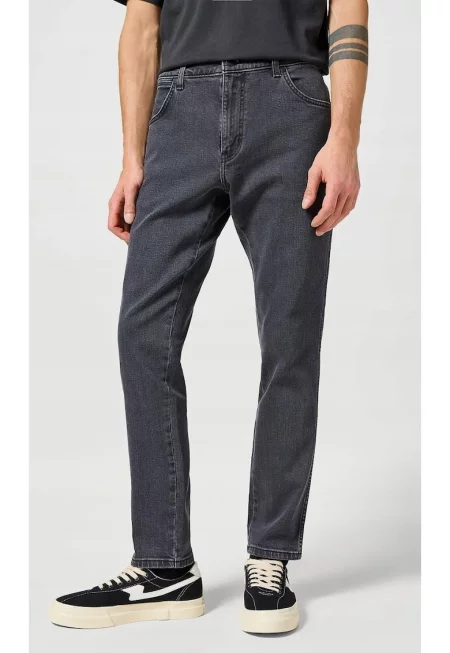 Мъжки дънки  River - памук/еластан - стеснени - сиви -