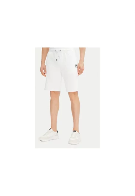 Мъжки спортни шорти  705014 552900 - Органичен памук - Бял