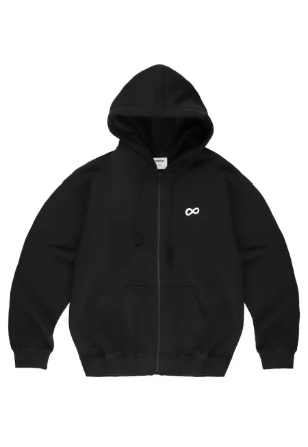Мъжки суичър -  Infinity Zip Hoodie 94521521 - Черен