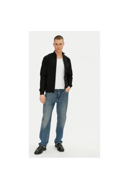 Мъжки суитшърт  705750 500900 - Органичен памук - 3XL INTL - Черен