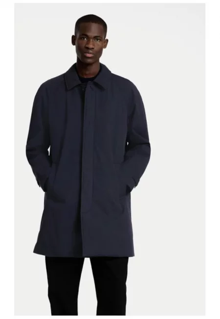 Мъжко палто -  Jones 16094044 - Тъмносин - Памук