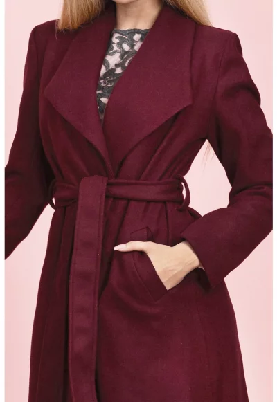 Палто със скосени джобове