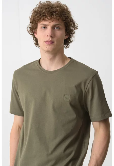 Памучна тениска Tales - Зелени аспержи