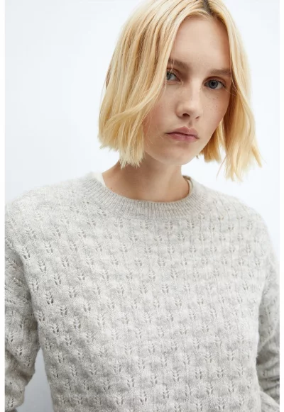Пуловер Florins от плетена дантела