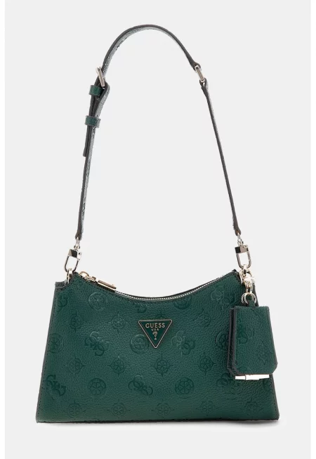 Ръчна чанта от еко кожа с метално лого