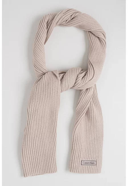 Рипсен шал с пришито лого