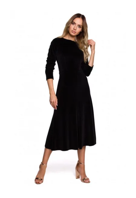 Рокля  памук/полиестер - зелена