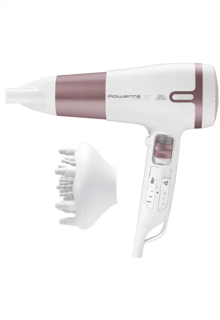 Сешоар  Pro Respect Premium Care  - 2400 W - Активен дифузер - Йонизационна функция - 3 температурни настройки - 2 скорости - Cool Shot - Бял