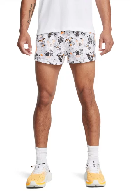 Шорти We Run за бягане - Черен/Оранжев/Бял