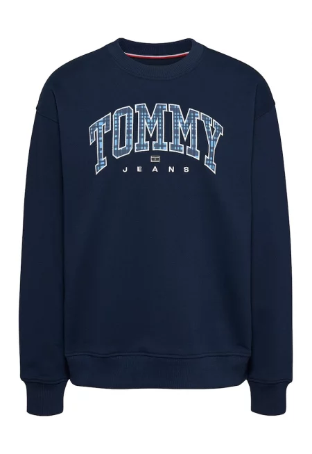 Суитшърт с лого - Тъмносин