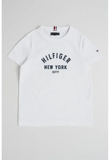 Тениска с овално деколте и лого