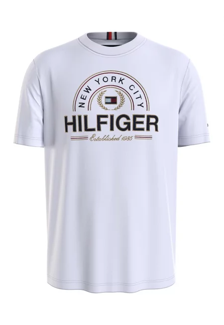 Тениска с памук и бродирано лого