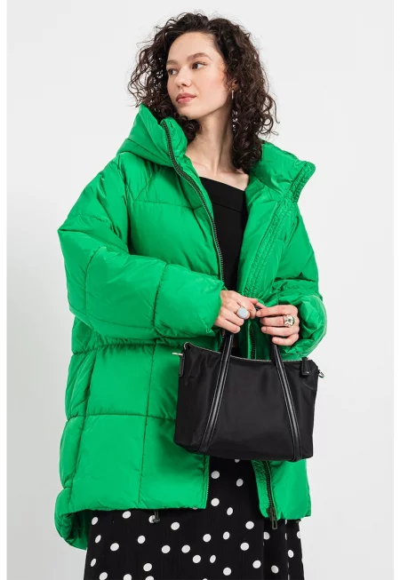 Уголемено зимно яке Lasta с качулка