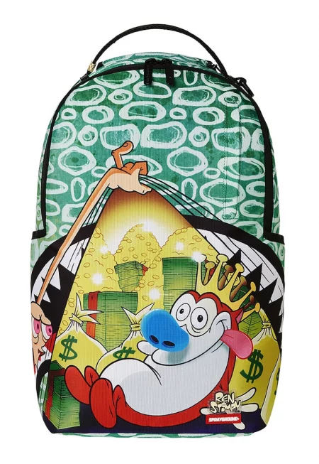 Унисекс раница с шарка на Ren & Stimpy