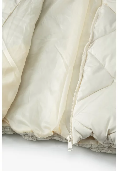 Ватирана зимна парка с цип