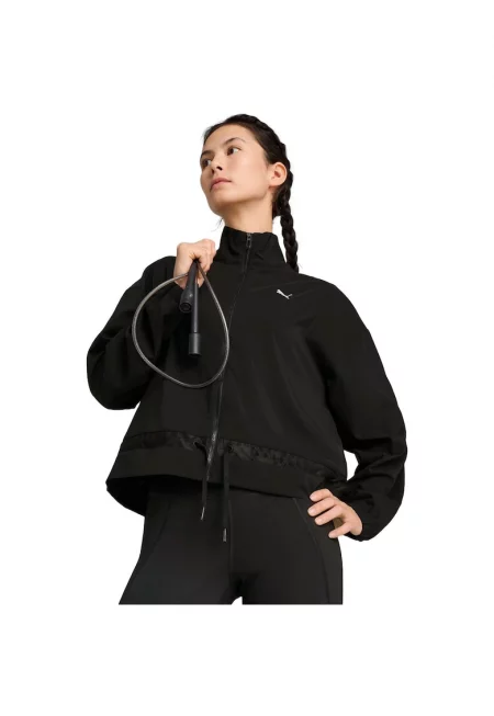 Яке  Lace Woven Jacket - Черен