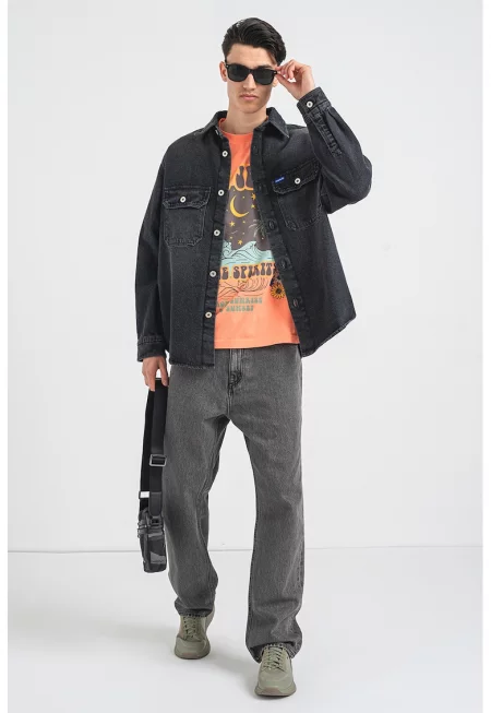 Яке тип риза Ebolt от деним с джобове