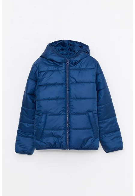 Зимно капитонирано яке с качулка