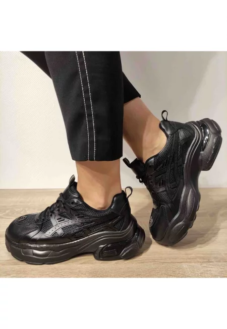 22016 Дамски обувки - черни